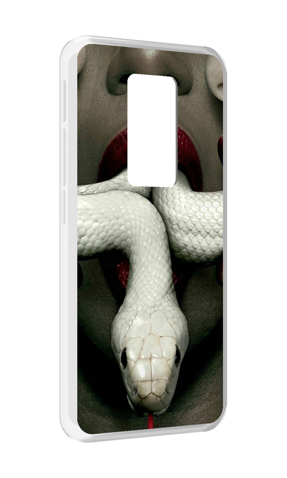 

Чехол MyPads белая-змея для Motorola Defy 2021, Прозрачный, Tocco