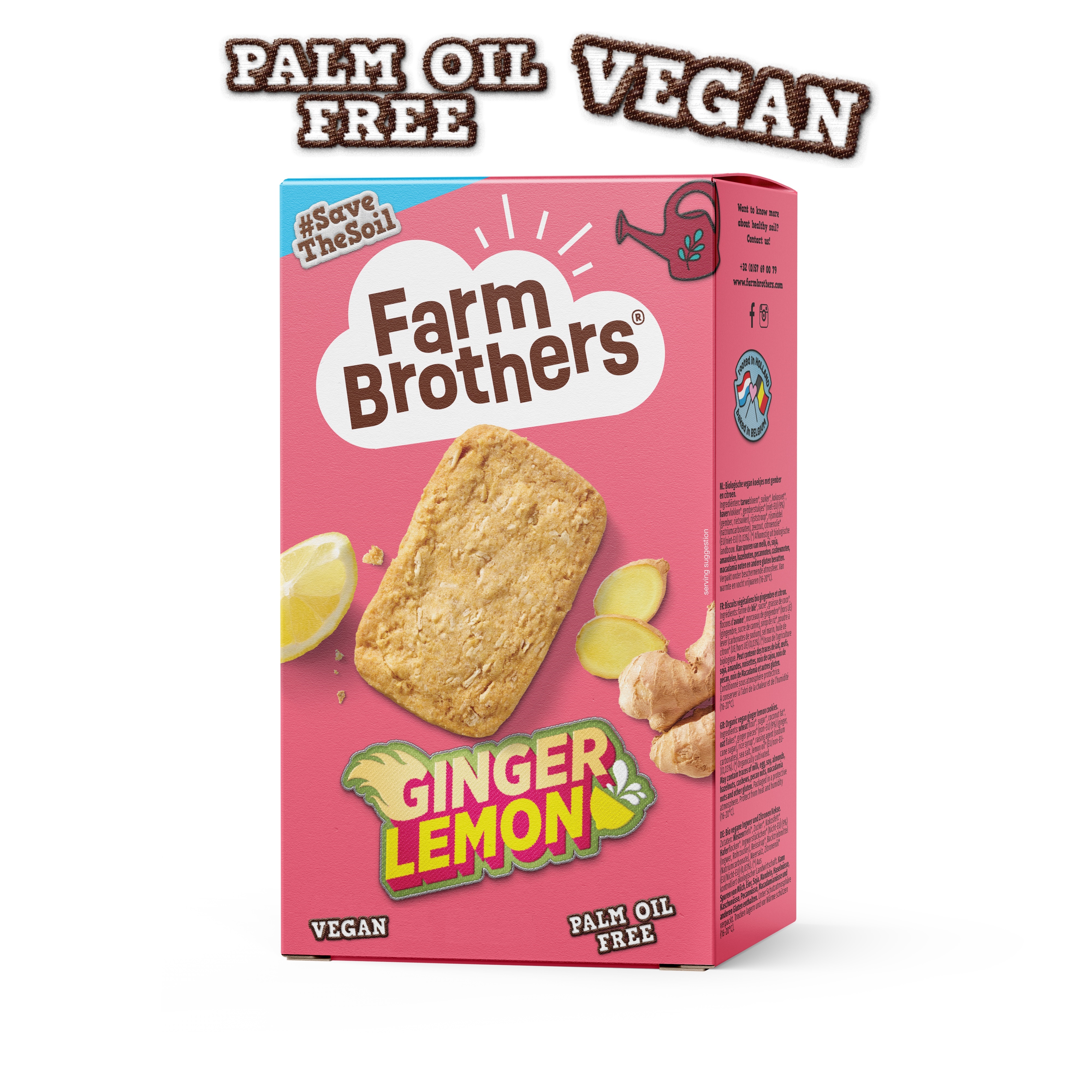 

Печенье Farm Brothers веганское имбирь и лимон, 135 г