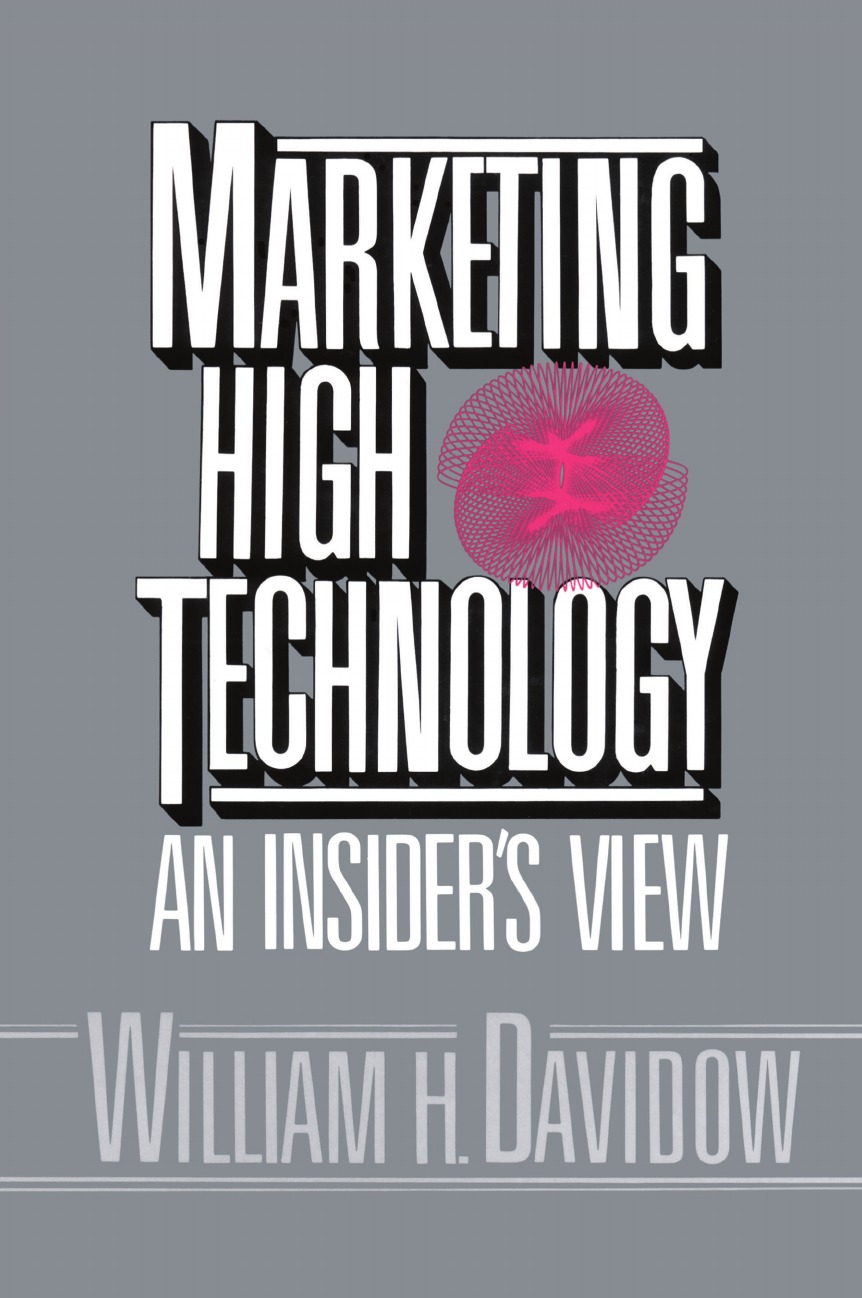 

Marketing High Technology