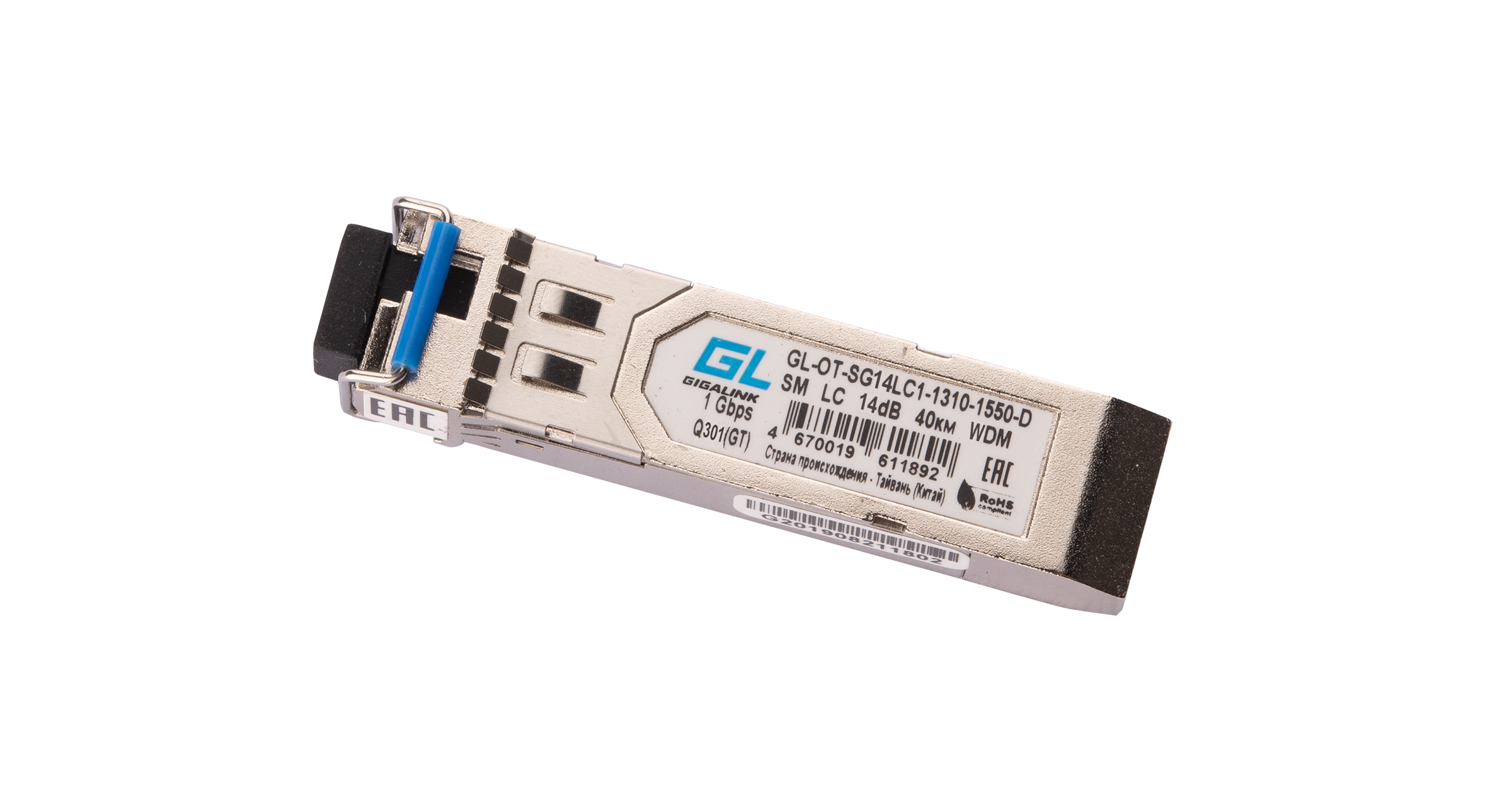 фото Sfp-модуль gigalink gl-ot-sg14lc1-1310-1550-d