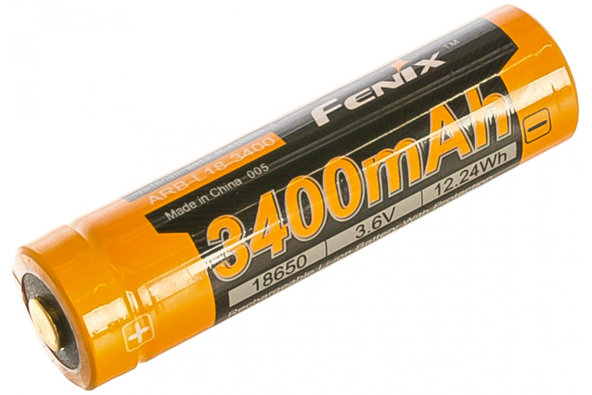 Аккумулятор Fenix 18650 3400 mAh Li-ion ARB-L2S 3224