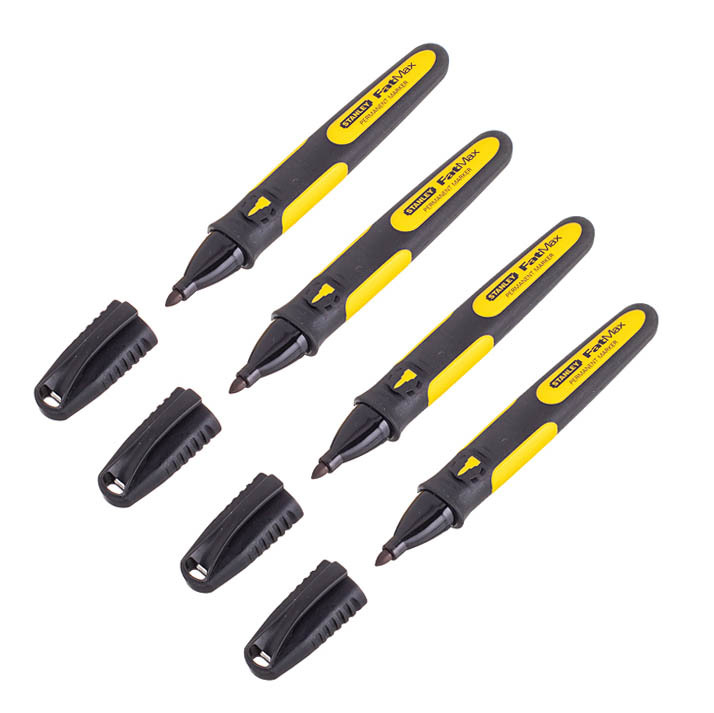 

Маркер перманентный Stanley Fatmax черный (4 шт.)