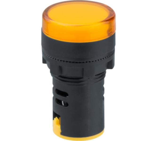 фото Индикаторная лампа navigator nbi-i-ad22-24-y желтая, d22мм, 24в ac/dc 82806
