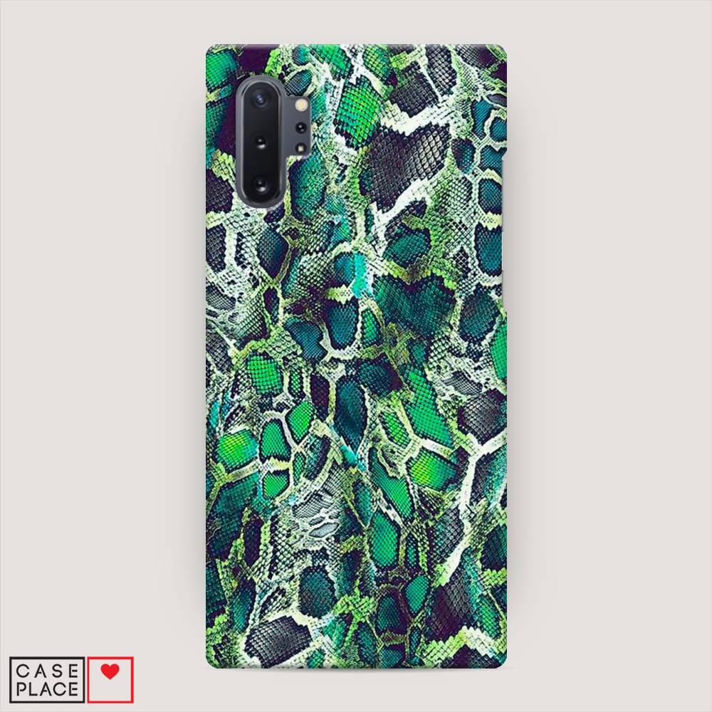 

Пластиковый чехол "Зеленая кожа змеи" на Samsung Galaxy Note 10 +, 28520-2