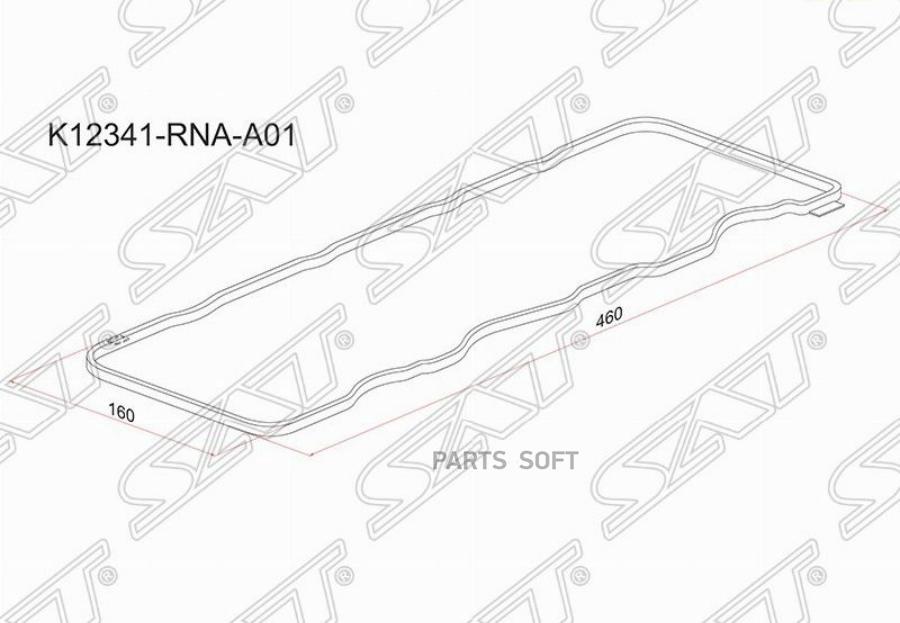 

Прокладка Клапанной Крышки Ho R18a, R20a 05- Sat арт. K12341-RNA-A01