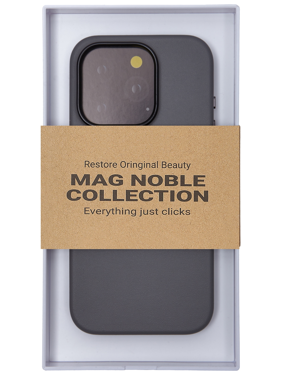 Чехол Noble для iPhone 15 Pro Max-Titanium Grey