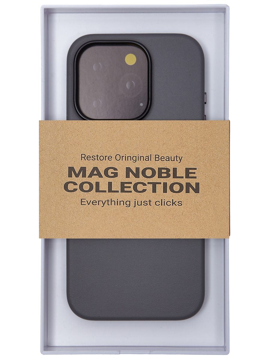 

Чехол Noble для iPhone 15 Pro Max-Titanium Grey, Серый, Apple iPhone 15 Pro Max