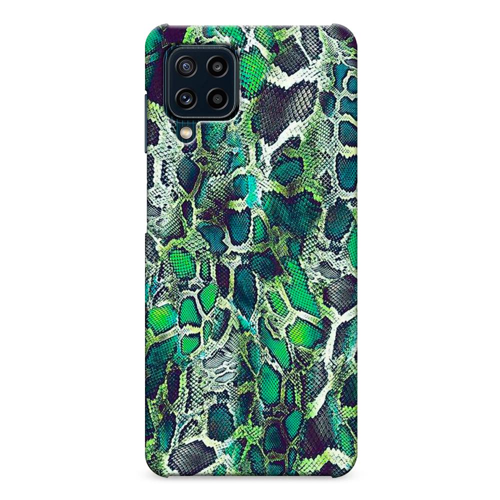 

Пластиковый чехол "Зеленая кожа змеи" на Samsung Galaxy M32