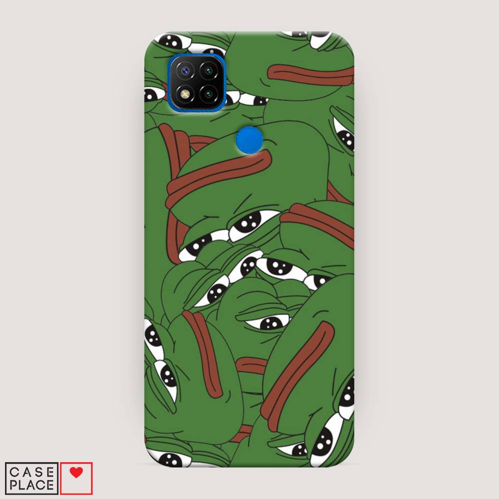 

Пластиковый чехол "Печальный frog" на Xiaomi Redmi 9C, 39020-7