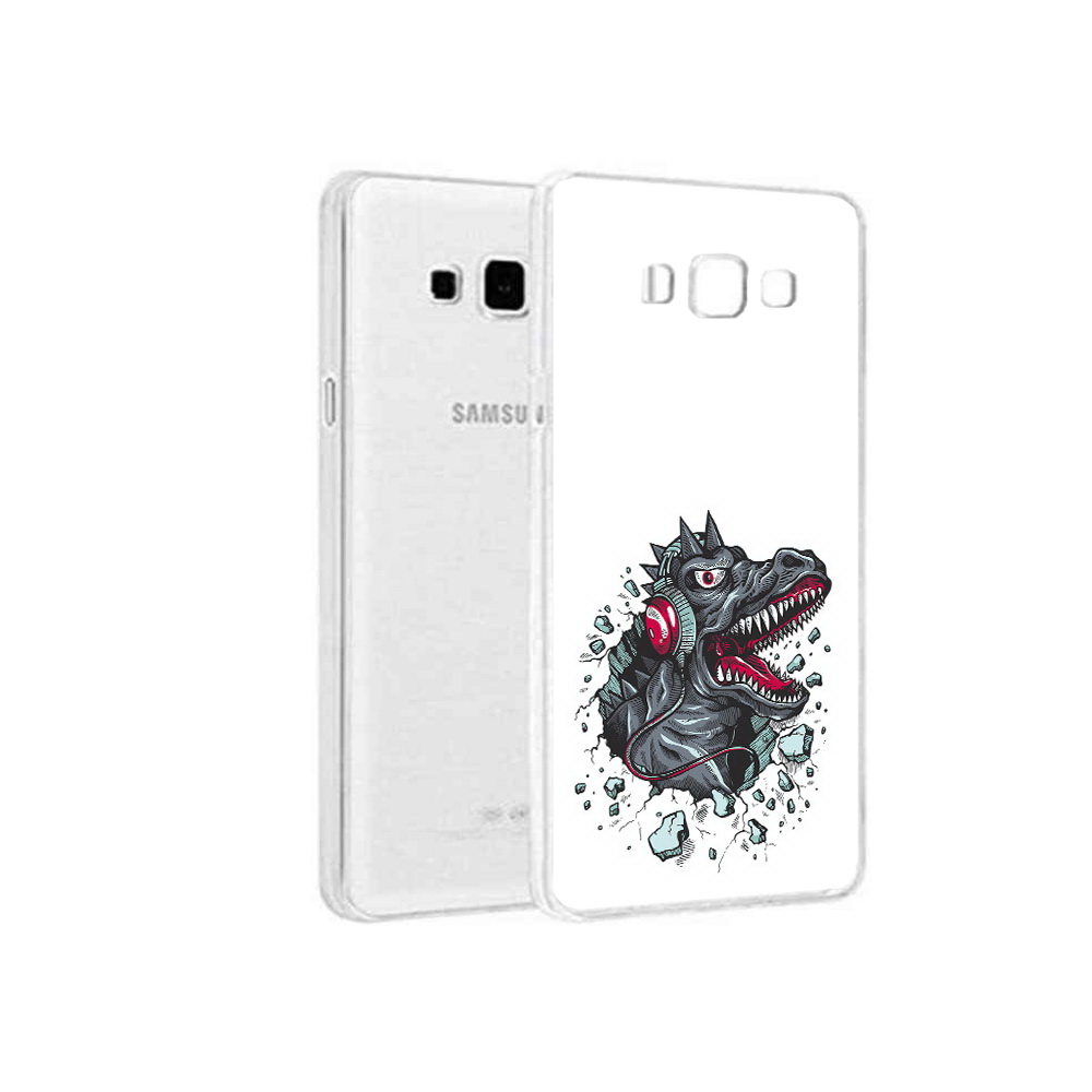 

Чехол MyPads Tocco для Samsung Galaxy On7 Нарисованный динозавр в наушниках, Tocco
