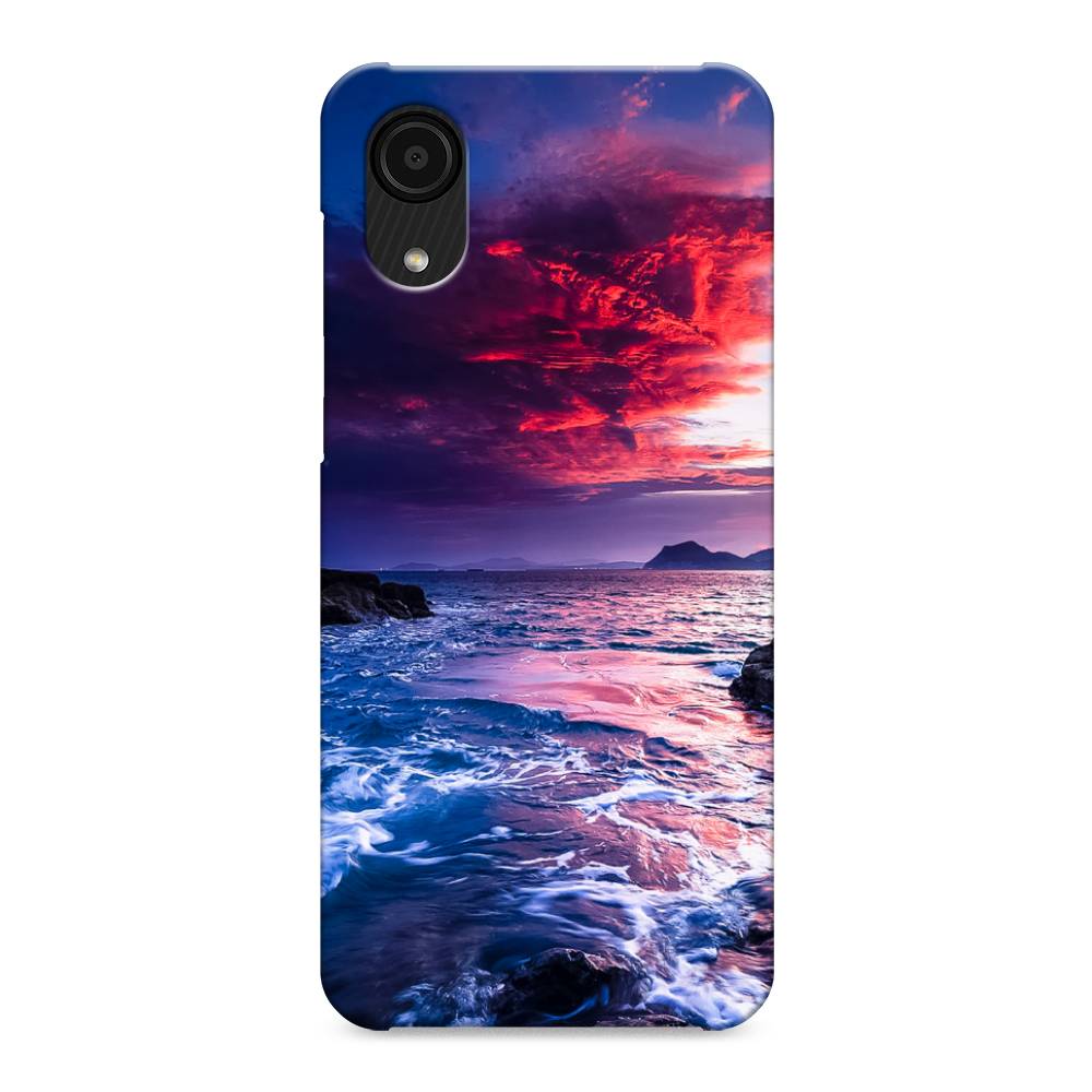 

Пластиковый чехол "Волны 1" на Samsung Galaxy A03 Core, 2104720-3