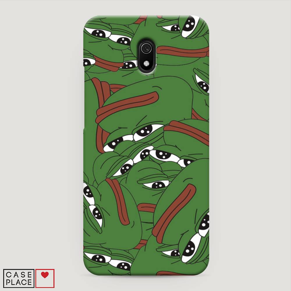 

Пластиковый чехол "Печальный frog" на Xiaomi Redmi 8A, 37220-7