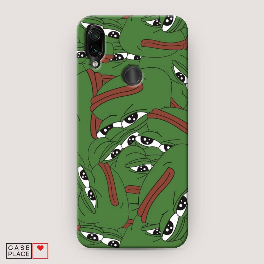 

Пластиковый чехол "Печальный frog" на Xiaomi Redmi 7, 35020-7
