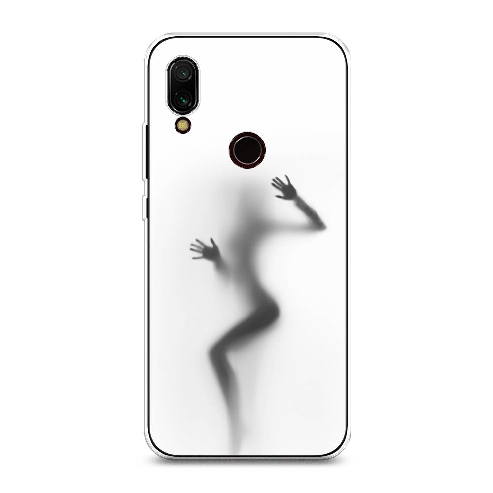 

Чехол Awog на Xiaomi Redmi 7 "Девушка в душе", Разноцветный, 35050-7