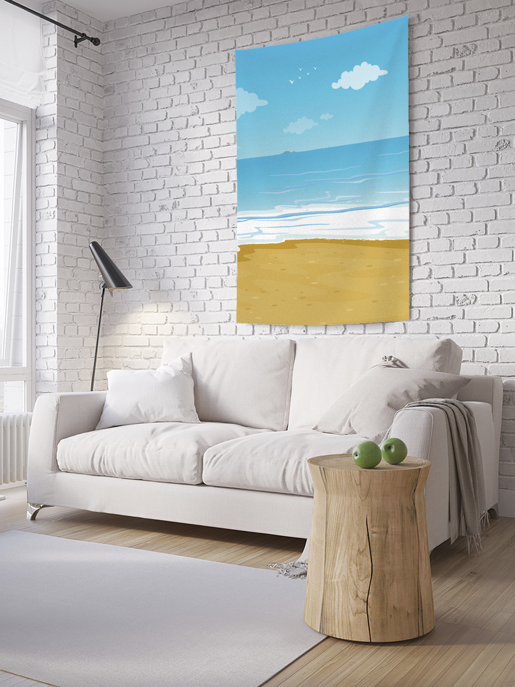 

Вертикальное фотопанно на стену JoyArty Маяк в море 100x150 см, Маяк в море