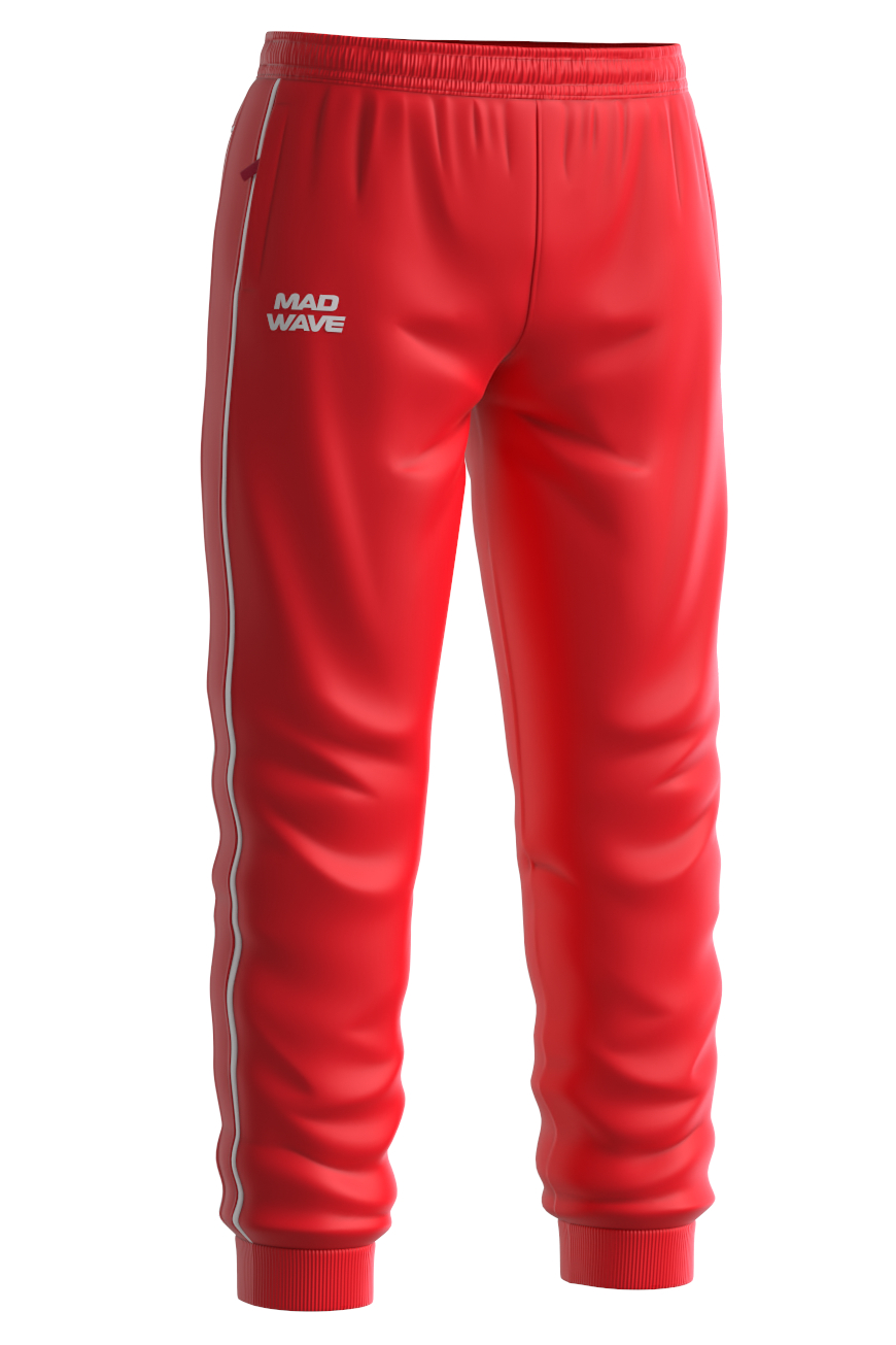 Спортивные брюки унисекс Mad Wave M095402605W красные L