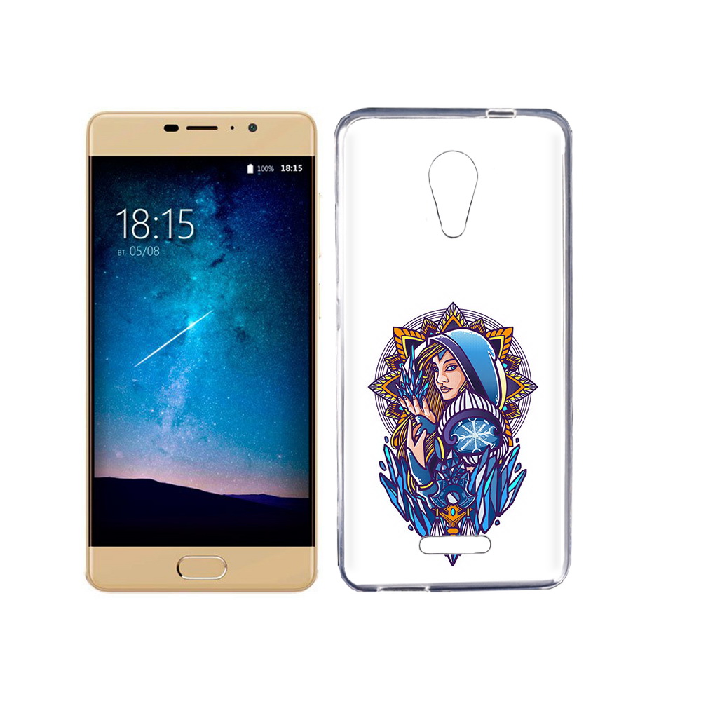 

Чехол MyPads Tocco для BQ 5201 Space кристал мейден дота 2, Прозрачный, Tocco
