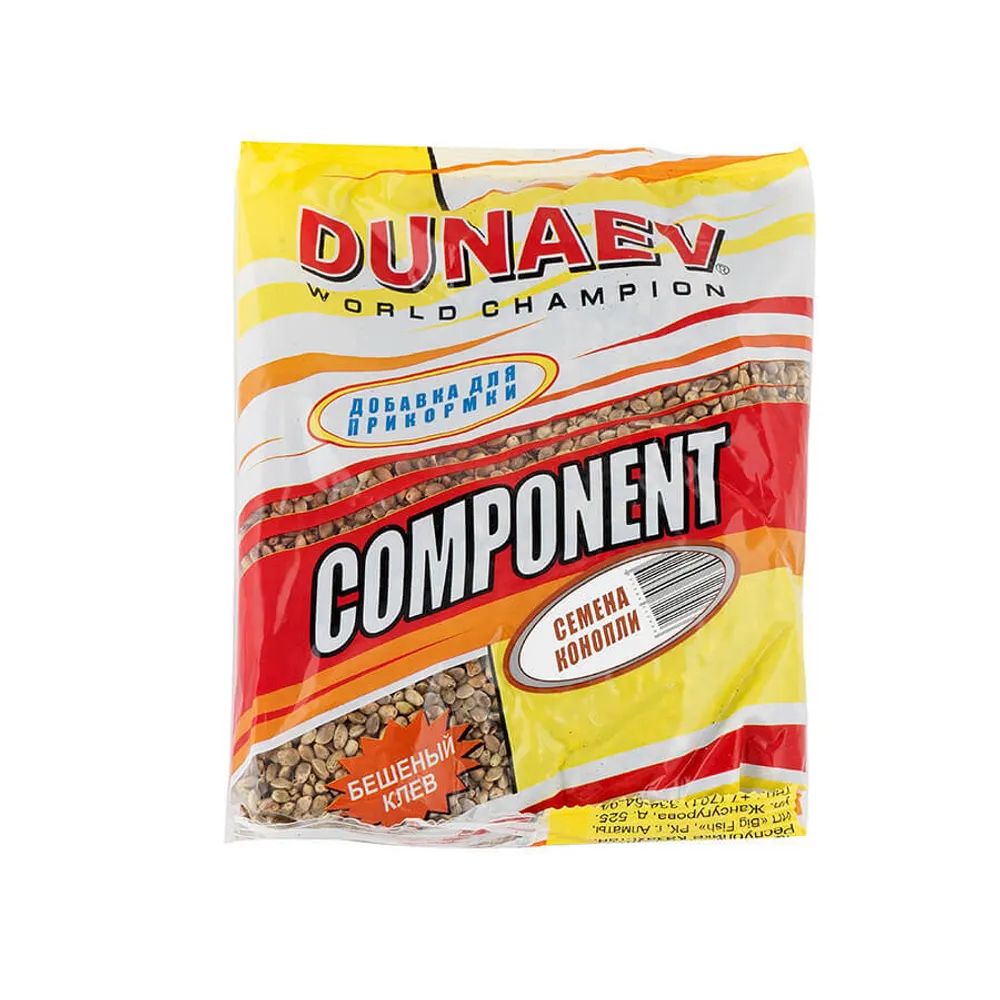

Прикормка Dunaev Compontnt 0.2 кг Семена Конопли, Бежевый, Component