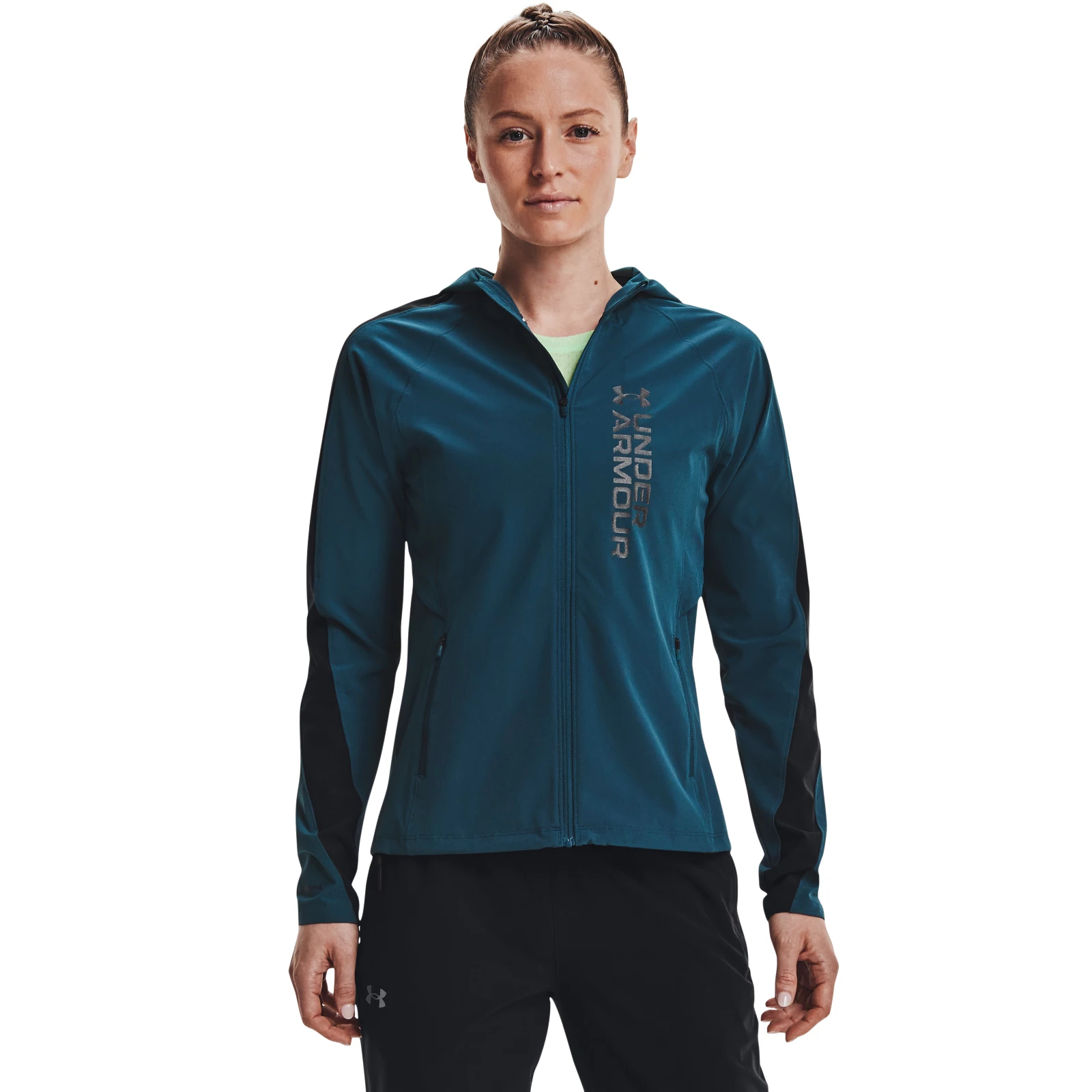 фото Спортивная ветровка женская under armour 1361384-413 синяя s/m