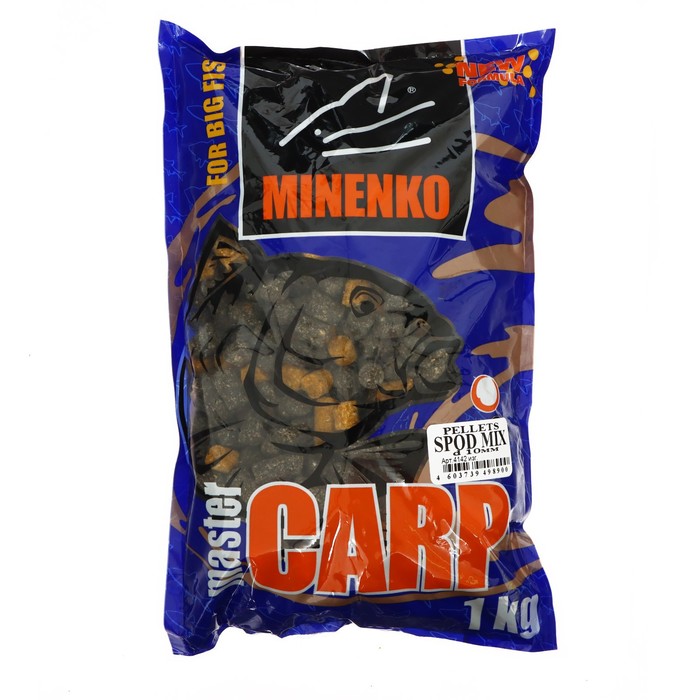 MINENKO Пеллетс MINENKO Master Carp, Spod Mix, 10 мм, 1 кг