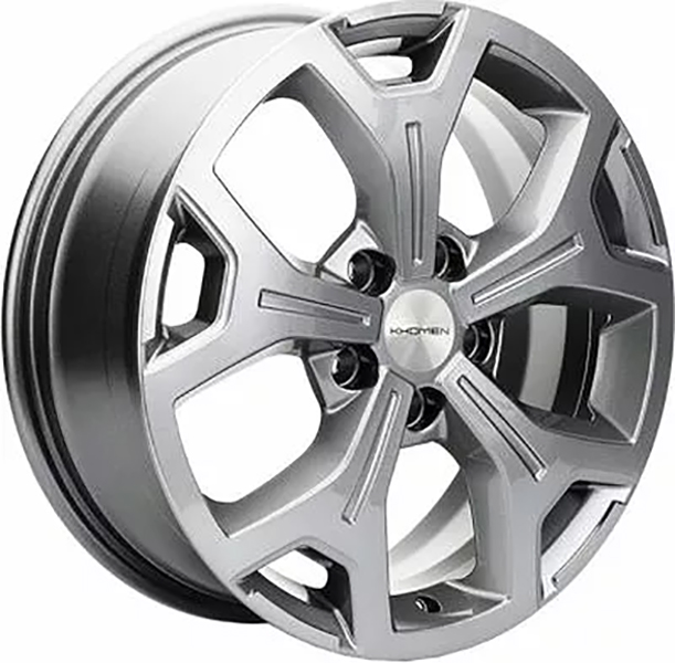 фото Колесный диск khomen wheels khw1710 gray-fp 6.5x17/5x108 et33 d60.1 whs507337