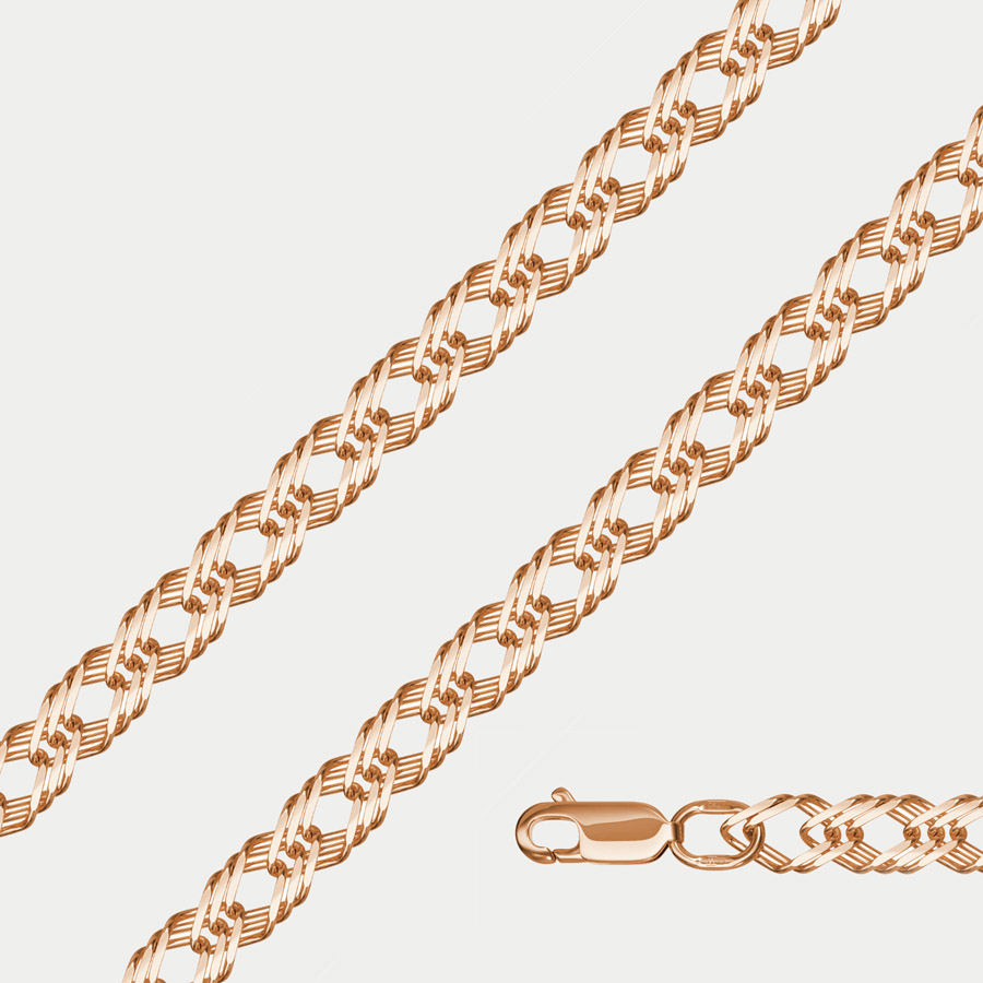 

Цепочка из золота 50 см GOLD CENTER НЦ 12-203ПГ 0.60, НЦ 12-203ПГ 0.60