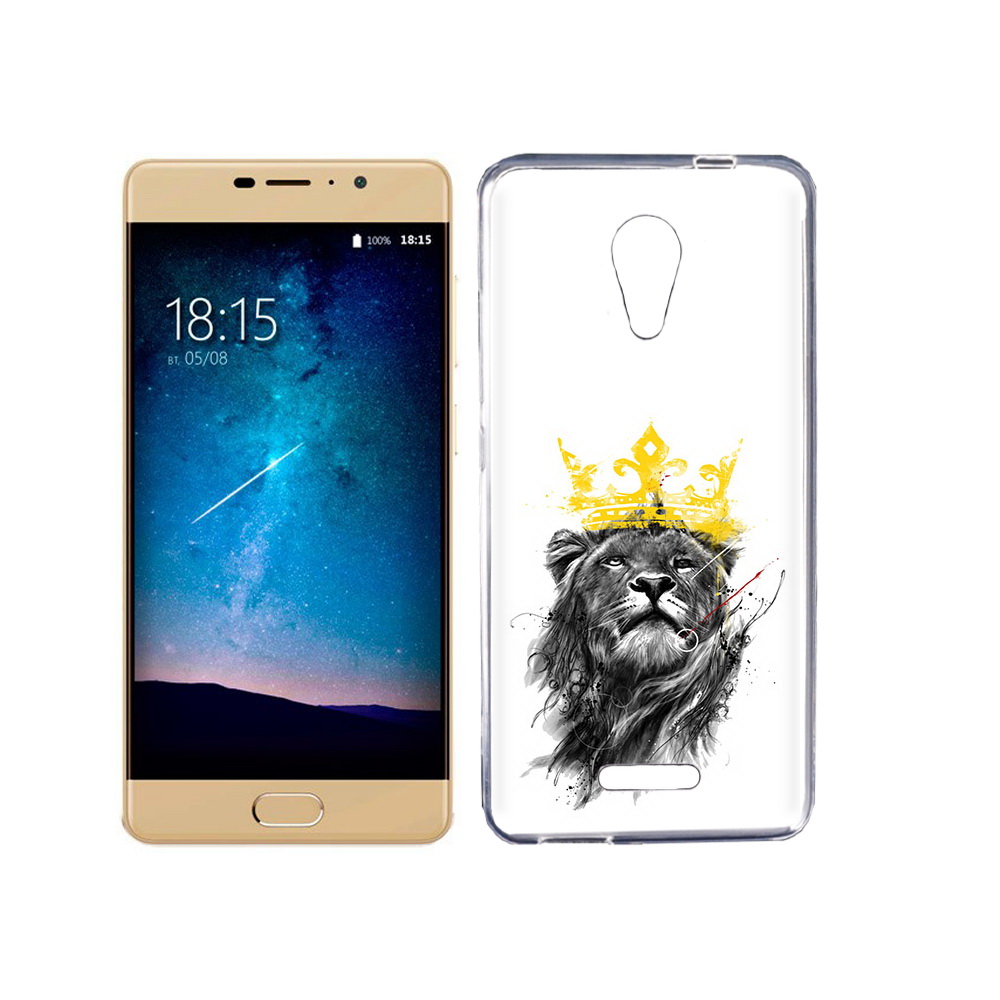 

Чехол MyPads Tocco для BQ 5201 Space король-лев, Прозрачный, Tocco