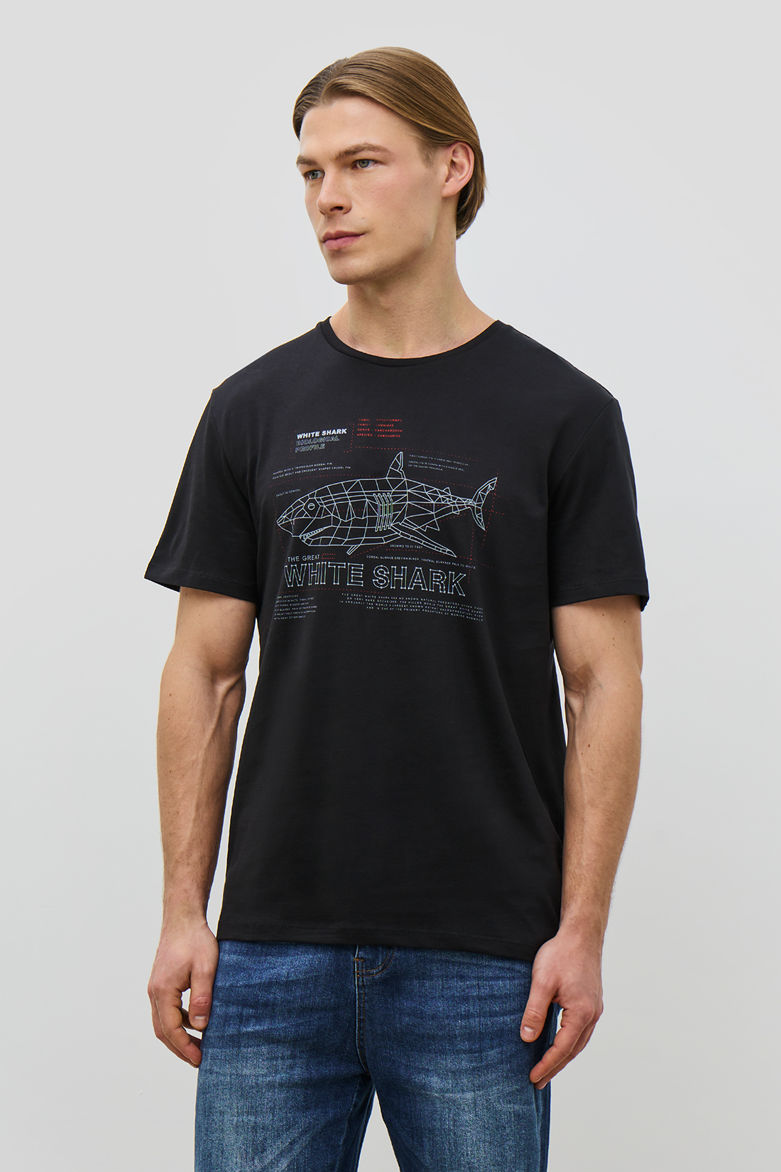 

Футболка мужская Baon B7323054 черная 2XL, B7323054