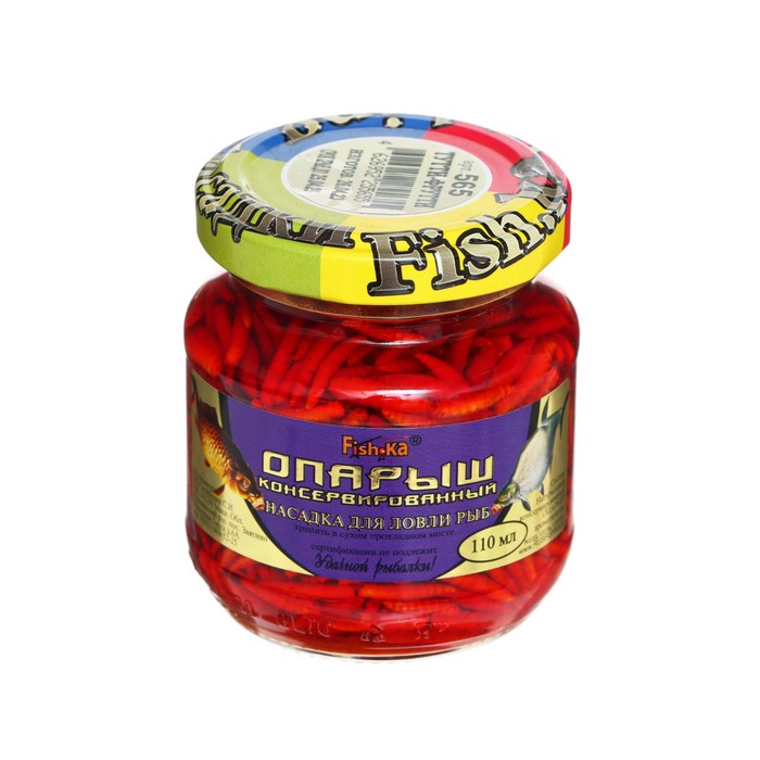 

Fishka Насадка опарыш консервированная, вкус тутти-фрутти, 110 мл