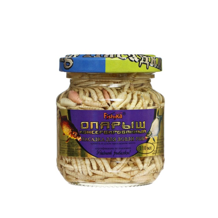 

Fishka Насадка опарыш консервированная, вкус конопля, 110 мл