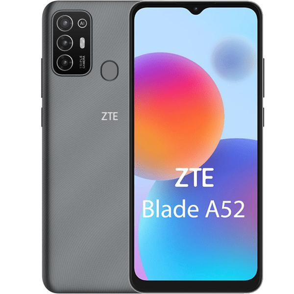 фото Смартфон zte blade a52 4/64gb space gray (blade a52)