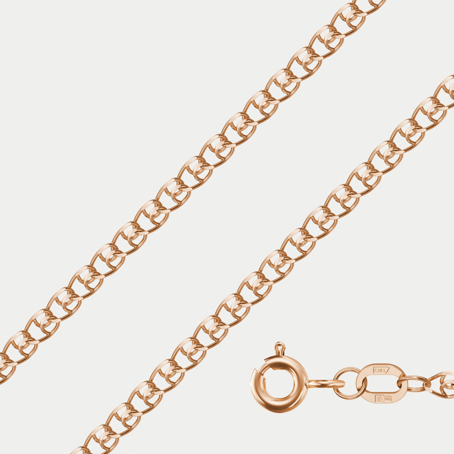 

Цепочка из золота 50 см GOLD CENTER НЦ 12-087 0.35, НЦ 12-087 0.35