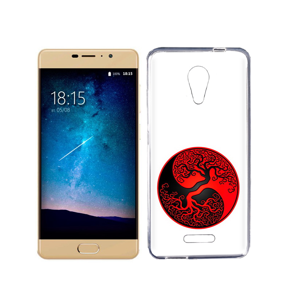 Чехол MyPads Tocco для BQ 5201 Space инь янь дерево