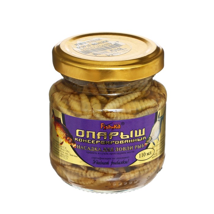 

Fishka Насадка опарыш Big консервированная, вкус конопля, 110 мл