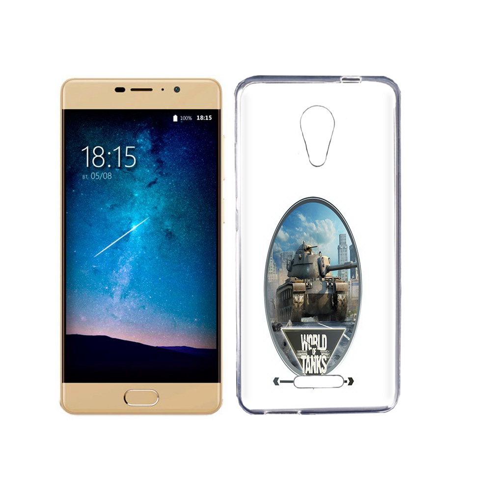 

Чехол MyPads Tocco для BQ 5201 Space игра с танками, Прозрачный, Tocco