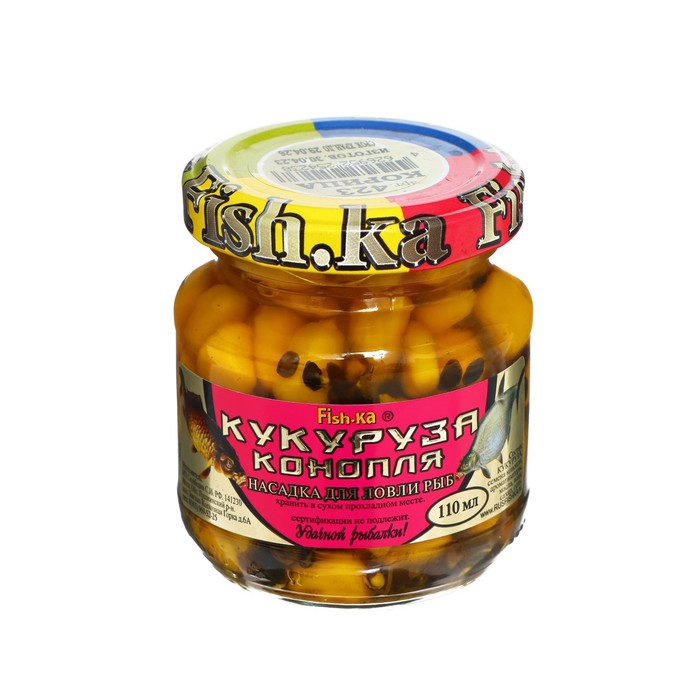 

Fishka Насадка кукуруза-конопля, вкус корица, 110 мл