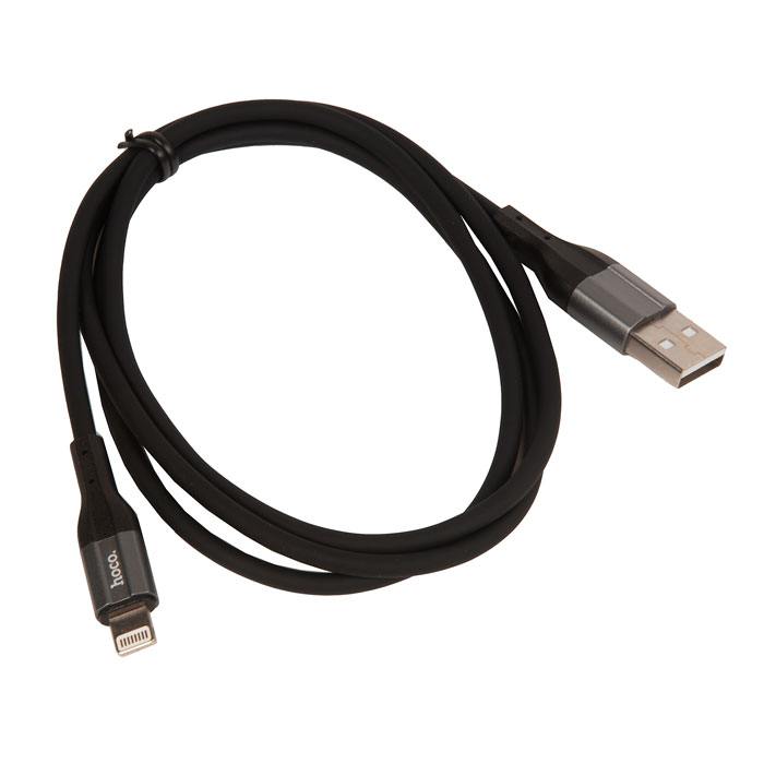 

Кабель lightning - usb Hoco 1 м черный