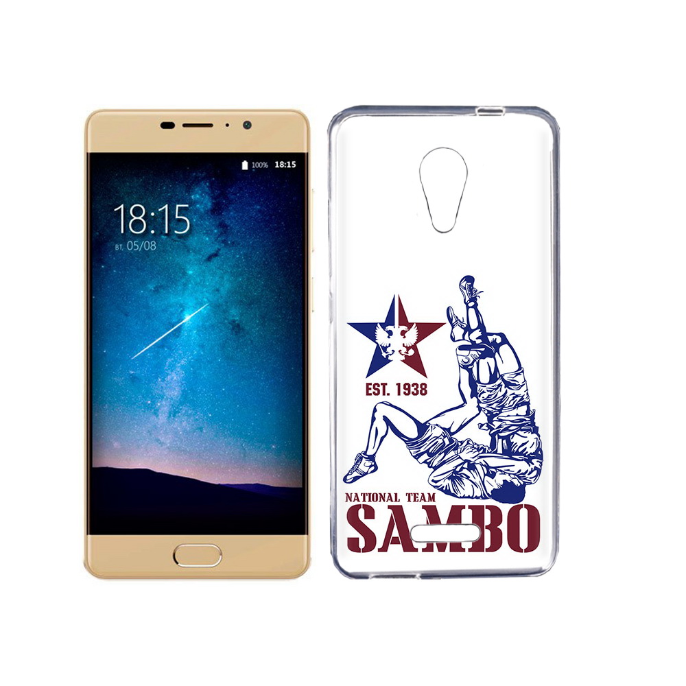 

Чехол MyPads Tocco для BQ 5201 Space единоборства самбо, Прозрачный, Tocco