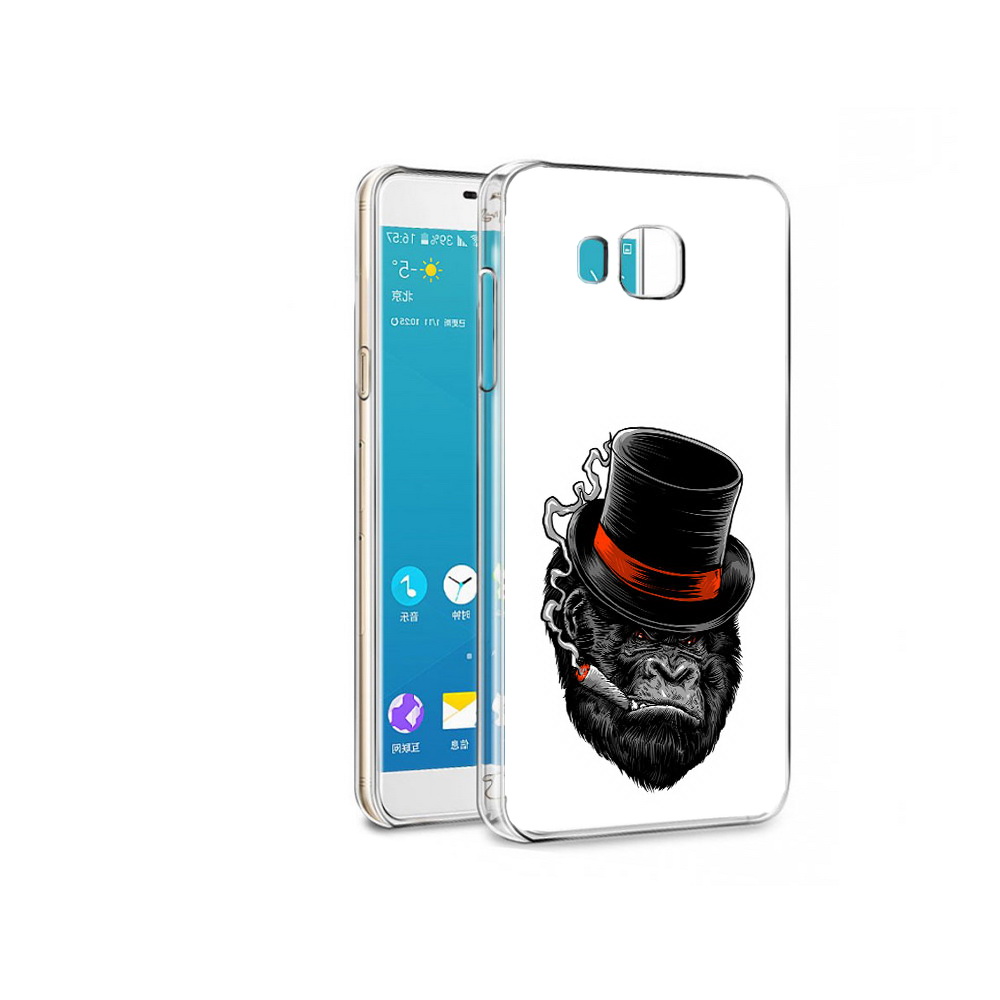 

Чехол MyPads Tocco для Samsung Galaxy Alpha дизайнерская горилла (PT13063.503.431), Прозрачный, Tocco