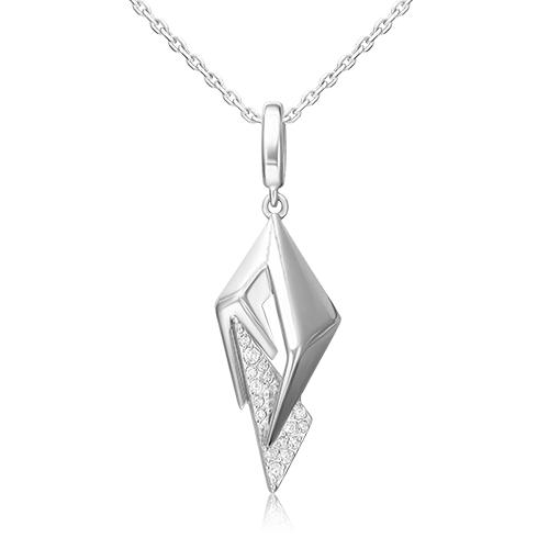 

Подвеска из серебра PLATINA jewelry 03-3409-00-401-0200, фианит, 03-3409-00-401-0200