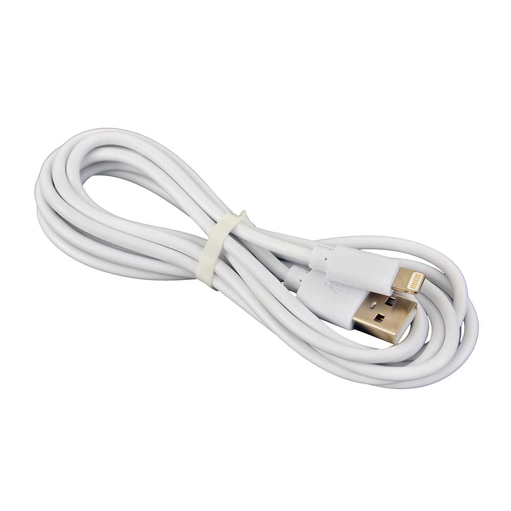 Кабель MOBILEPLUS USB - Lightning, 1 А, 2 м, белый