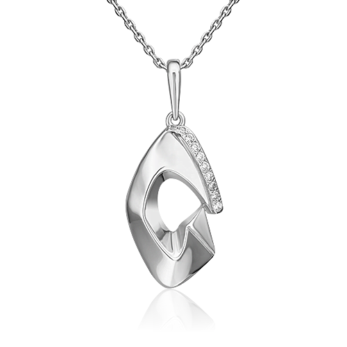 

Кулон из серебра PLATINA jewelry 03-3388-00-401-0200, фианит, 03-3388-00-401-0200