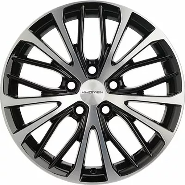 фото Колесный диск khomen wheels khw1705 (octavia) black-fp 7x17/5x112 et49 d57.1 whs498716