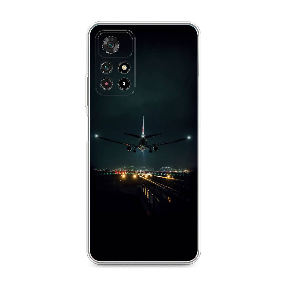 фото Силиконовый чехол "ночной рейс" на xiaomi redmi note 11 5g awog