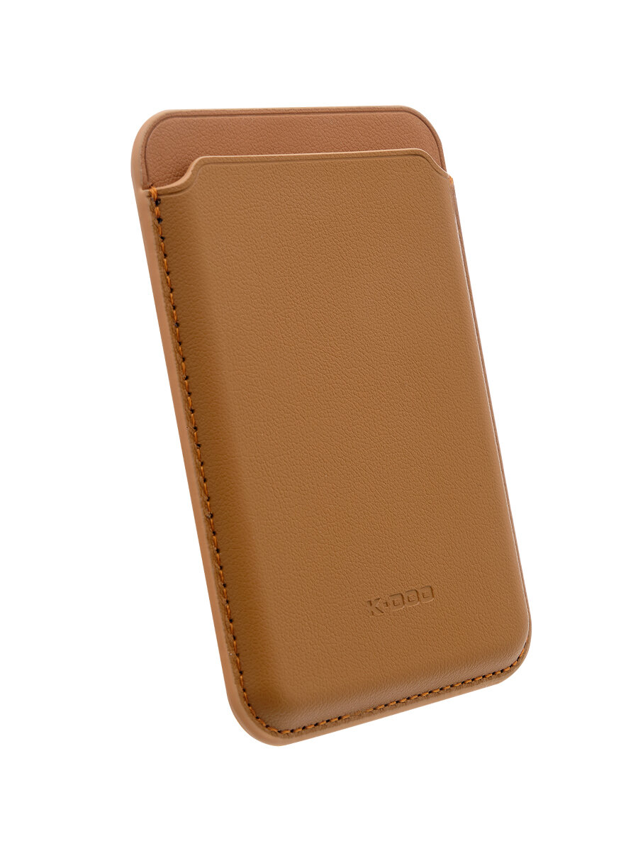 

Картхолдер магнитный Wallet для Apple iPhone 15 Plus-Коричневый, Apple iPhone 15 Plus