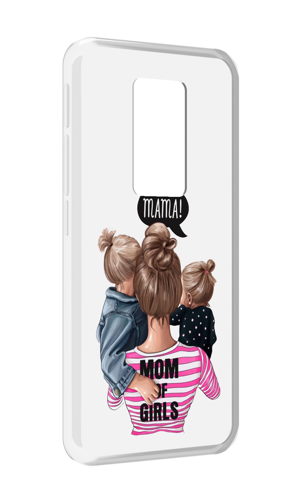 

Чехол MyPads Супер-мама-2 женский для Motorola Defy 2021, Прозрачный, Tocco