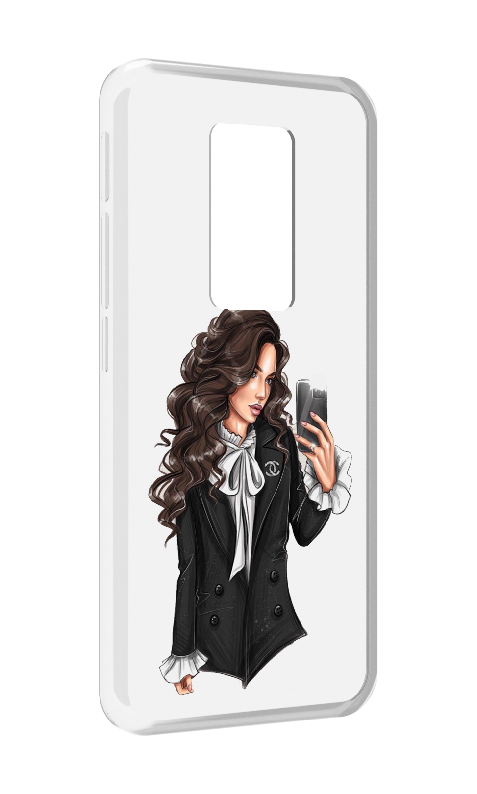 

Чехол MyPads Стильная-девушка для Motorola Defy 2021, Прозрачный, Tocco