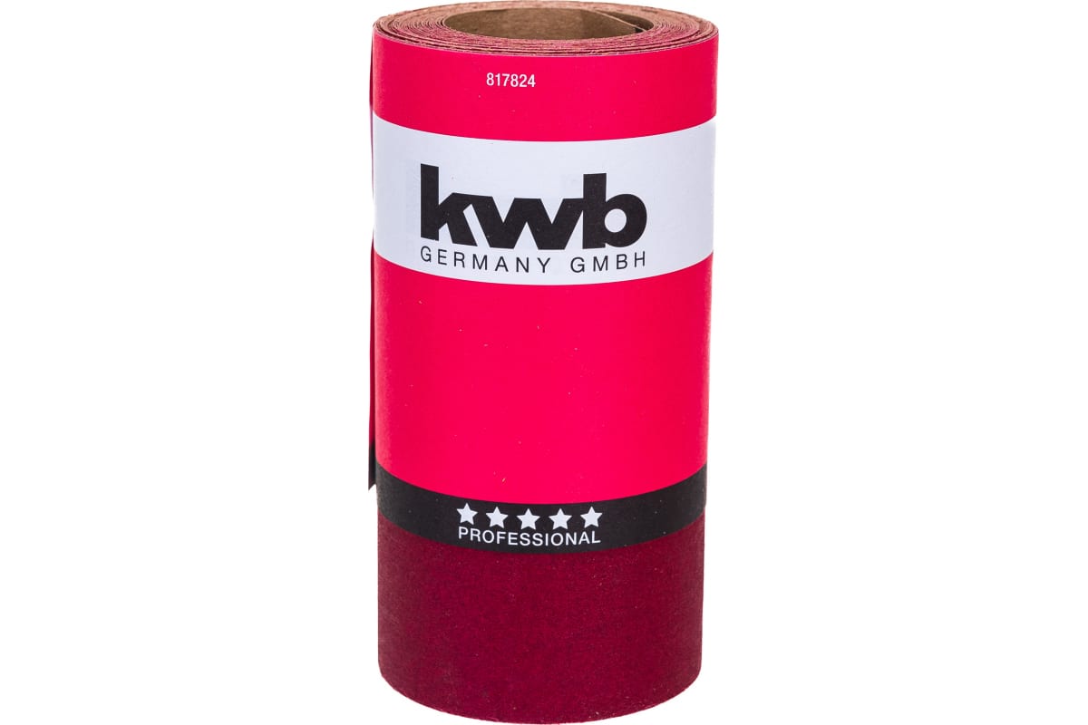 

Бумага наждачная 115 мм, К240 рулон 5м, усиленная основа KWB 817824