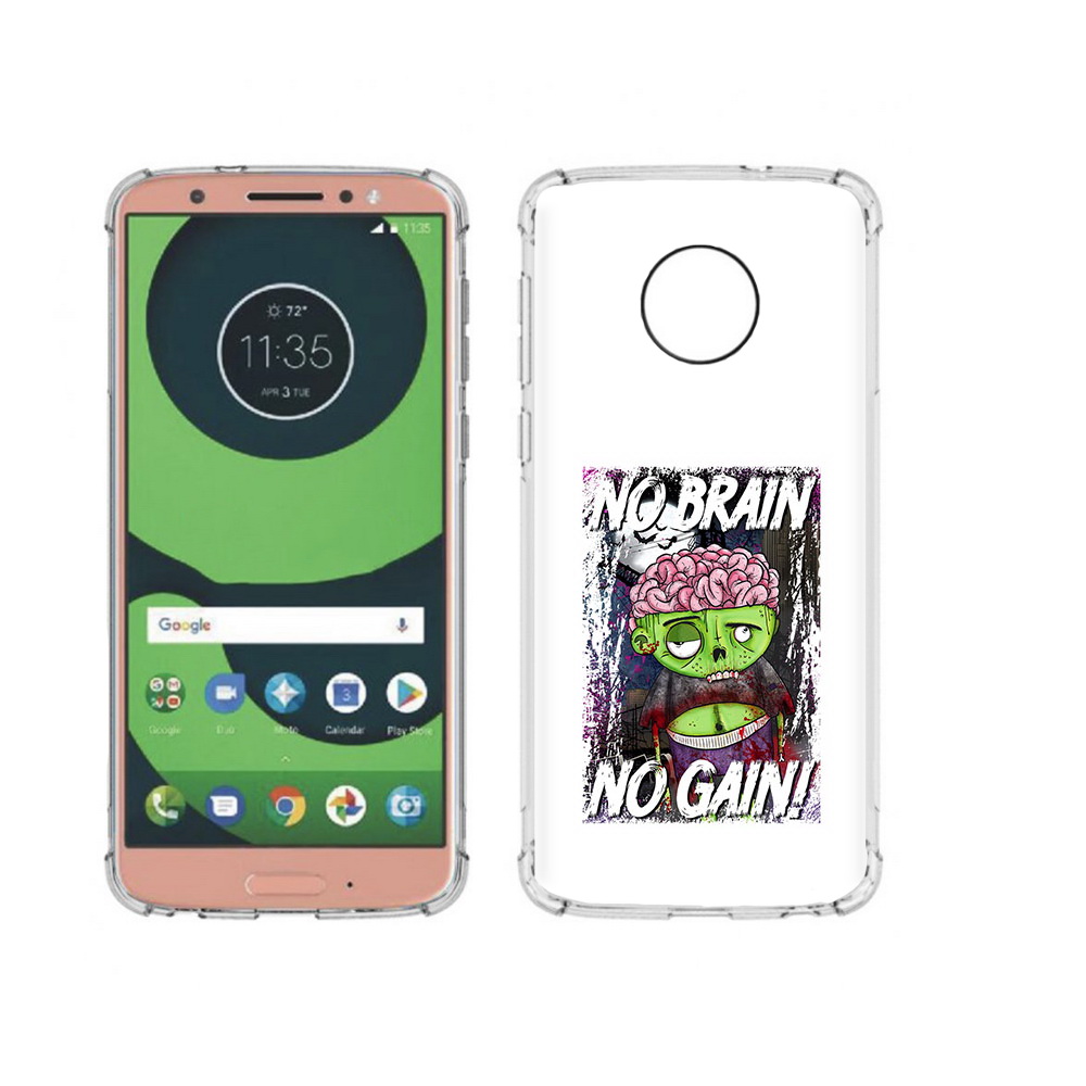 

Чехол MyPads Tocco для Motorola Moto G6 глупый зомби (PT99805.376.289), Прозрачный, Tocco