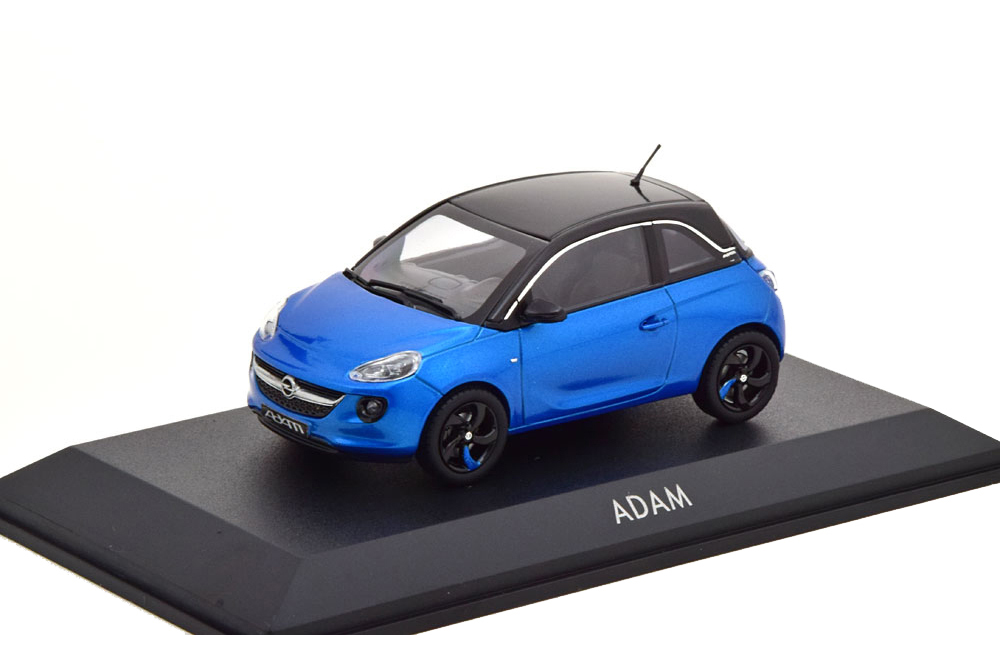 Модель коллекционная NOREV Opel adam arden blue / onyx black (синий с черным)